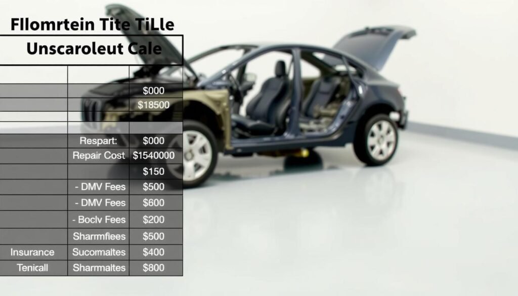 rebuilt title vehicle costs